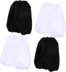 KICHOUSE 4 Pairs of Cooking Arm Sleeves Waterproof Oversleeves for Kitchen Laundry Cleaning Gardening Oil Proof Reusable for Men Women