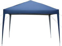 10x10ft Pop Up Canopy Outdoor Portable Folding Instant Lightweight Gazebo Shade Tent w/Adjustable Height, Wind Vent, Carrying Bag (White)