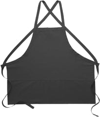 DayStar Apparel 3-Pocket Bib Apron with Criss Cross Back Ties – Style 200xx