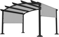 6'×14' Pergola Shade Cover Universal Replacement Canopy for Outdoor Patio Porch Backyard Gazebo with Grommets Weighted Rods