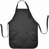 ImpecGear Heavy Duty Apron Bib Commercial Restaurant Home Bib Spun Poly Cotton Kitchen Aprons (2 Pockets)