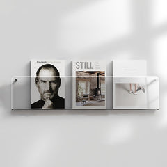 JHDXL Bookcase Bookshelf, Invisible Bookshelf for Small Space, Books/Albums/Files Holder Display Storage Rack Space Saver, for Living Room, Kitchen, Home Office(16 * 70cm/6.5 * 28in)