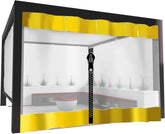 Garden Gazebo Curtains Transparent Tarpaulin, Pergola Side Panels with Grommets and Bungee Balls, Clear Tarps PVC Waterproof Keep Warm Greenhouse Balcony Cover, Customizable Size : 5'x10'/1.5