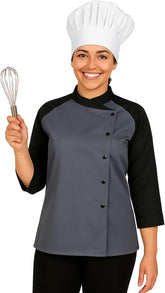Women’s Tailored Fit Chef Coat – Lightweight, Breathable Kitchen Jacket