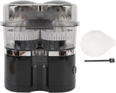 Automatic Dual Orange and Lemon Squeezer, 100W 15000RPM Portable Electric Citrus Juicer, Easy to Clean, Suitable for Fruits with Diameter within 9cm (US Plug 110V)