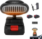 2025 New Battery Operated Heater with Anti Tilt Design, Quiet echargeable Space Heaters Car Window Defroster, Portable Car Heater, Easily Fits into Any Room or Cars for Office Indoor Use. (B)