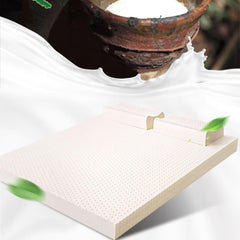 Latex Mattress 80×110cm(31×43inch), 100% Natural Latex Mattresses Help Relief Shoulder & Back Pain, Queen Mattress, Natural Rubber Pure Mattress Thickened Home Bedroom Cushion,1in