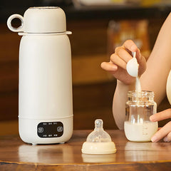 1000 Ml Travel Electric Kettle, Stainless Steel, Portable Hot Water Boiler for Car, Includes Charging Cable and Straps