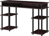 Student Desk with Shelves - No Tools Needed - Home Office Study Table - Compact & Sturdy Design