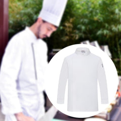 Chef Coat Men Women Chef Jacket for Bakery Food Service Kitchen Restaurant, XXL