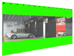 Gazebo Side Panels Waterproof Transparent Tarpaulin Outdoor Tarpaulin Curtains Garden Rain Curtains for Garden, Pergola, Garage, Various Sizes (Color : Black, Size : 6.89x8.2ft/2.1x2.5m)