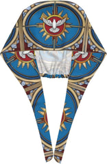 Cleaning Working Cap holy Spirit Christia Printed Chef Hat for Women & Men, Adjustable, Breathable Black