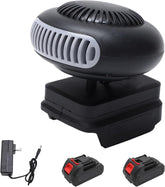 Portable Battery Operated Heater, Batteries Powered Heaters, With Anti Tilt Design, Quiet Long Heating, Battery Operated Heater For Indoors/Car/Camping, with Anti Tilt Design (10-cell battery*2)