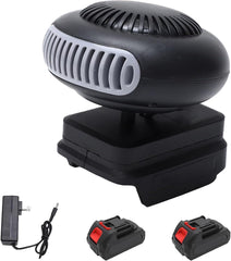 Portable Battery Operated Heater, Batteries Powered Heaters, With Anti Tilt Design, Quiet Long Heating, Battery Operated Heater For Indoors/Car/Camping, with Anti Tilt Design (10-cell battery*2)