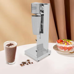 Milk Shake Machine, 110V Electric Milkshake Mixer, Drink Mix Blender, 650ml Milkshake Maker Kit, Stainless Steel Milkshake Blender,18000RMP Speed Adjustable