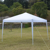 9.5x9.5 ft Tent Canopy Pop Up Instant Canopies Portable Folding Gazebo with Carry Bag, Sun Shade Lightweight Tent for Outdoor Events, Patio, Backyard, Party, Wedding, Camping, Easy Assembly