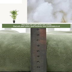 Square Chair Cushion with Ties Ultra Soft Warm Floor Cushion for Reading Nook Comfortable Square Seat Cushion for Adult ,Hot Pink,16''*16''