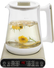 Electric Tea Kettle, 1.8 L Glass Electric Kettle with Infuser, Temperature Control, Electric Tea Pot, Automatic Shut Off, 24 H Keep Warm for Coffee and Boiling Water