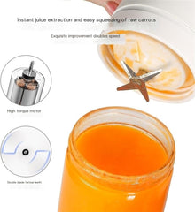Juicer Household Fruit Small Mini Rechargeable Juicer Student Electric Portable Juicer Cup(A)