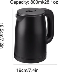 Stainless Steel Electric Kettle Double Layer Automatic Power Off Electric Kettle For Home And Dormitory