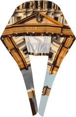 Cleaning Working Cap St Peter's Basilica Printed Chef Hat for Women & Men, Adjustable, Breathable Black