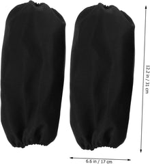 Amosfun 4Pairs Oilproof Oversleeves Reusable Arm Sleeves for Cooking Cleaning and Gardening Elastic for Comfort