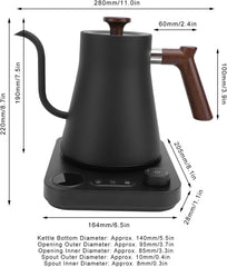 Gooseneck Electric Kettle, Electric Tea Kettle, Hot Water Kettle Electric, Electric Kettle Temperature Control, Teapot for Boiling Water Coffee