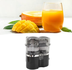100W 110V Dual Head Electric Citrus Juicer, 15000rpm Portable Lemon Squeezer Easy to Clean Electric Citrus Juicer Machine for Home Kitchen Use