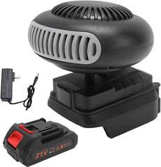 Battery Powered Camping Heater, 1500mah Rechargeable Space Heaters for Indoors Car, Portable Car Window Defogger, Electric Cordless Golf Cart Heater, Easily Fits into Any Room(2pcs)