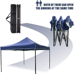 10x10 Outdoor Pop Up Canopy Patio Tent Folding Protable for Wedding Party Tent Heavy Duty Canopy Tent Gazebo, Waterproof UV Protection Air Circulation Efficient with Backpack Bag Best Outdoor Gazebo