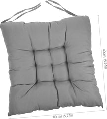 PRETYZOOM Soft Polyester Chair Cushion for Office and Car Warm Solid Color Seat Pad Ergonomic Design for Comfortable Sitting for Home and Outdoor Use
