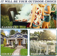 10x10 Outdoor Pop Up Canopy Patio Tent Folding Protable for Wedding Party Tent Heavy Duty Canopy Tent Gazebo, Waterproof UV Protection Air Circulation Efficient with Backpack Bag Best Outdoor Gazebo