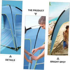 1Pc Camping Tent Canopy Spacious Outdoor Shelter for Beach Picnic and Camping Easy Setup Durable Tarp Lightweight Design Removable Floor