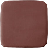 Square Velvet Chair Cushion, Soft Non-Slip Back Seat Cushion with Fixed Straps for Home Office Decor Hot Pink 16" x 16", Set of 4