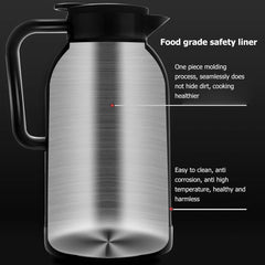 Sorandy 1300ML Car Kettle Boiler with Cigarette Lighter | Portable Electric Kettle | Stainless Steel, Anti-Scald Exterior, 12-24V, Hot Water Kettle for Tea Coffee, Car Use