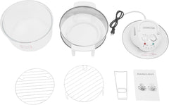 Turbo Air Fryer, 17L 1400W 360° Viewable Airy Fryer with Expansion Ring, Halogen Oven Air Fryer for Kitchens, Restaurants, Food Stalls