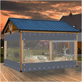 RAGGZZ Waterproof Sidewall,Clear Tarpaulin,Outdoor Curtains,with Eyelets Patio Curtains for Gazebo,Pergola, (Size : 2.2x2m)