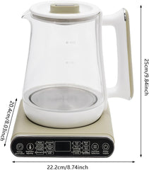 1.8L Pro Electric Tea Kettle, 110V 800W Multi-function Maker Tea Coffee Kettle Household Boiling Water Electric Kettle with Strainer&Stewpot, Temperature Control/Keep Warm Function/Auto-shutdown