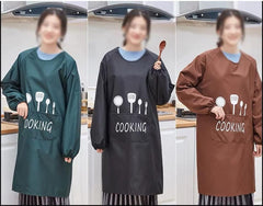 Kitchen Ladies Apron pet Apron Household Cleaning bib Towel Ladies Restaurant Kitchen Cooking Baking Barbecue one-Piece bib Towel (Color: B, Size: One Size) (C Free Size)