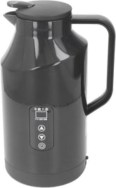 Haofy Portable Car Electric Kettle Hot Water Boiler 200W 1500ml 12V 24V Stainless Steel Display with Cigarette Lighter Plug for Travel