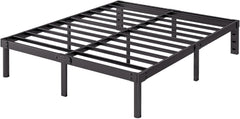 14 Inch Metal Twin Bed Frame Heavy Duty Platform Bed Frame No Box Spring Needed Easy Assembly Noise Free Black