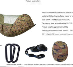 Indoor Hammock Chairs Automatic Quick-Opening Mosquito Net Hammock Camping Outdoor Sunshade Anti-Mosquito Hammock Tent Indoor Swing Hanging hammocks(Green)