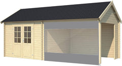 Outdoor Tarpaulin Curtain Gazebo Side Panels with Hook 0.5mm Clear Tarp Panel Waterproof Windproof Curtains for Porch Gazebo Pergola (Color : Gray, Size : 2.1x2.5m)