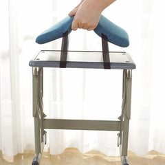 Stool Cushion Square/Rectangular with Lock Buckle, Seat Cushion with Machine Washable Cover Chair Seat Cushion Suitable for Classrooms, Student Chairs, Student Chairs(1,35x38cm/13.8x15in)