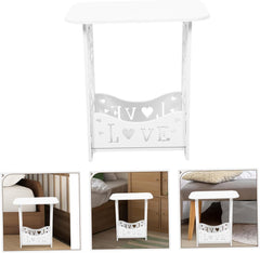 ABOOFAN Modern Wooden Nightstand Minimalist Bedside Table Ample Space for Bedroom and Living Room Compact and Elegant Design for Spaces for Storing Lamps and Decor