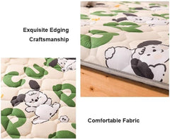 Japanese Futon Mattress Single/Double/Queen/King Size Soft Foldable Roll Up Camping Mattress Guest Bed(B,180x200cm)