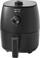 2.2 Qt Compact Air Fryer, Non-Stick, Dishwasher Safe Basket, 1150W, Black, Automatic Shutoff, Built-In Timer - Automatic Shutoff, Nonstick