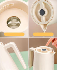 Electric Kettle Insulated Water Bottle Small Household Hot Water Bottle Glass Inner Insulation Bottle Warm Water Bottle Tea Kettle