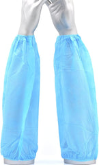 100 Pieces of Arm Sleeves, Made of Non-Woven Fiber Sleeve Covers with Elastic Closures stretchble Reusable Blue 100 Pieces