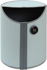 Under Desk Foot Warmer with Insulated Lid Quiet Portable Leg Heater Under for Legs Feet Compact Heater(Pink With lid)